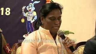 The sprint queen of India, PT Usha at All India Police Athletics Championship