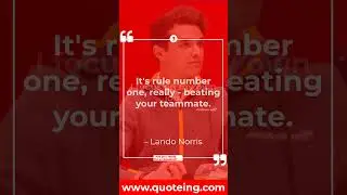 Top 10 Most Popular Lando Norris's Quotes | Quoteing