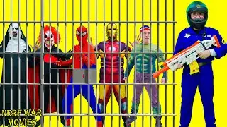 Police  X-Shot Nerf Guns Fight Against Criminal Group Escape From Prison + More Stories