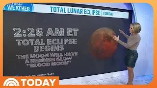Total lunar eclipse to give the moon reddish glow overnight