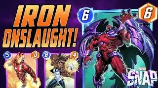 Iron Man & Onslaught Gameplay Marvel Snap! (Ranked Mode)