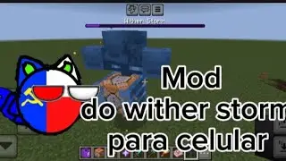 Mod quase original do wither storm no celular. E como instalar