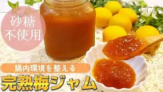 腸活すっぱい梅ジャムの作り方！健康甘味料を使って身体が整うヘルシーな完熟梅ジャム