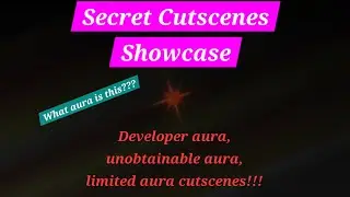ALL Developer/Unobtainable/Limited Aura Cutsenes Showcase | Sol's RNG