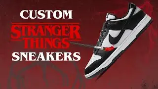 I Made CUSTOM STRANGER THINGS Sneakers!