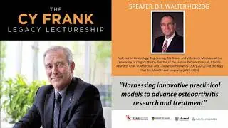 Dr. Walter Herzog's Cy Frank Legacy Lecture 2023
