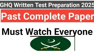 GHQ Past Solved Papers And Preparation 2025 For UDC LDC Assistant ECT