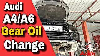 Audi A4/A6 Gear Oil, Transmission Oil Change DIY || Audi A4/A6 || Auto X Vlog 