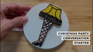 Christmas Leg Lamp Cookie Cutter, 4.5
