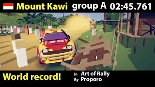 Art of Rally world record Mount Kawi group A 02:45.761