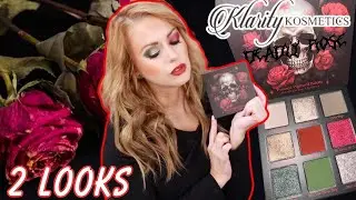 NEW Klarity Kosmetics DEAD ROSE Palette Review + 2 LOOKS | Steff's Beauty Stash