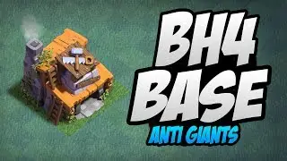 Clash of Clans Builder Hall 4 (BH4) Defense Base |  BEST Builder Hall 4 Base
