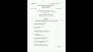 B.ed #4th semester//2022 //Guidance and Counseling///question paper //WBUTTPA University