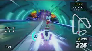 Sonic Racing - CrossWorlds E-Stadium Time Trial [Demo Restrictions] - 2:15.975
