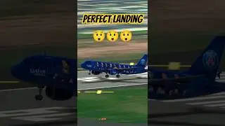 Runway pe royal movement 👑 Qatar Airways Landing | RFS #shorts