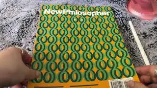 no talking magazine flip through [ASMR] | page turning, tracing and tapping✨
