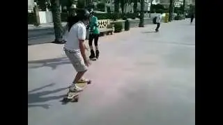 Skate in Sitges beach 2014