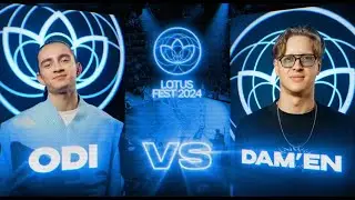 LOTUS BATTLE. 1/2 HIP-HOP. ODI VS DAM'EN.