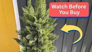 Artificial Topiary Cedar Trees Review - Watch Before You Buy!