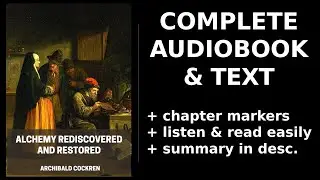 Alchemy Rediscovered and Restored 🌟 By Archibald Cockren. FULL Audiobook