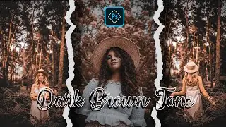 Color Grading (Dark Brown Tone) _Photoshop Tutorial