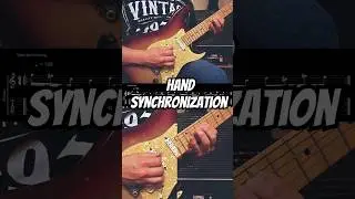 Hand Synchronization Guitar Exercise - Improve Picking & Efficiency #shorts #guitar #practice