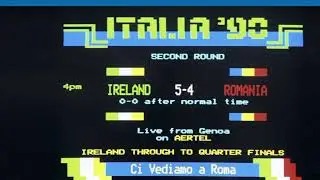 IRELAND VS ROMANIA ITALIA 90 (AUDIO)