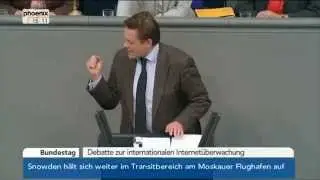 Bundestagsdebatte zur internationalen Internet&uuml;berwachung
