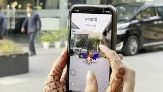 Experience Dragon in AR with Vossle