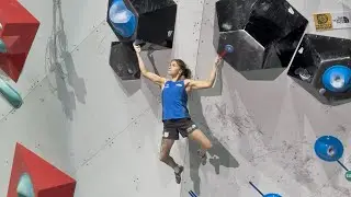 Oriane Bertone ALMOST FLASHES W4 Finals Boulder To Win IFSC Climbing World Championships Seoul 2025!