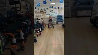 Quickie Q50R Carbon Folding Electric Wheelchair Test Drive