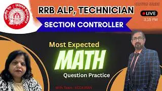 Railway Section Controller 2025 | Most Expected QUESTION Practice I Section Controller Practice Set