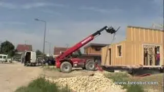 Maison Ossature Bois Becokit (montage d'un kit)