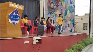 adarsh ngreen army volunteer at KMV REdhills school
