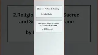 Religion(B.Malinowski) Part-2 #jmientrance #ntanet #cuet