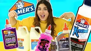 TESTING ALL ELMERS GLUE FOR SLIME PART 1/2 | Slime experiments | Slimeatory #227