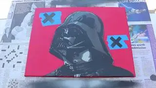 Star Wars - Darth Vader 5 Layer Stencil!