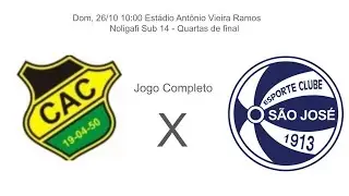 Cer&acirc;mica vs S&atilde;o Jos&eacute; - NOLIGAFI sub 14 - Quartas de final