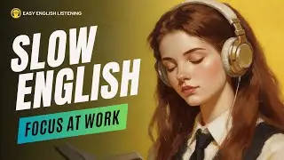 Easy English Listening | Long Shadowing Practice &ndash; Focus At Work