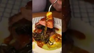 The CORIANDER CRUST DUCK BREAST from Da Toscano NYC in Greenwich Village! 🔥🔥🤤🤤 #DEVOURPOWER