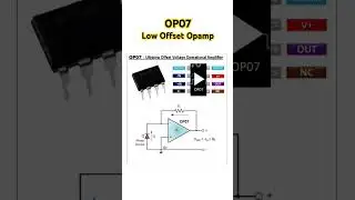 OP07 Opamp #op07 #opamp #electronics #electronicseducation