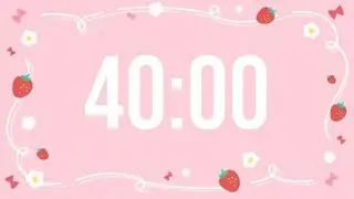 40 minutes countdown timer + background music