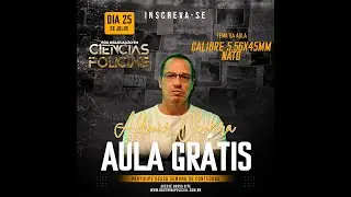 Assista a Aula sobre Calibre 5,56x45mm NATO com Prof Aldemar Oliveira da Pós em Ciências Policiais