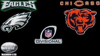 2026 NFC DIVISIONAL PLAYOFFS - EAGLES at BEARS #nflplayoffs #madden26