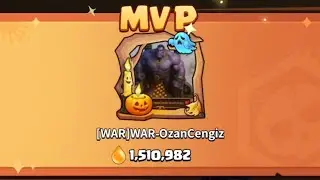 WAR Vs MP Kara Altın Savaşı 1.5m Puan Yaptım!!! - Dark War Survival