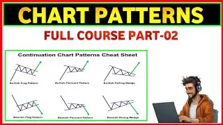 Chart Patterns course part 2 📊।All continuation chart patterns📈। chart patterns।#trading 