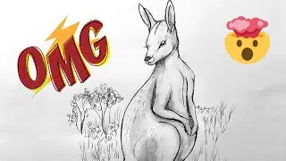 This Kangaroo Drawing Looks REAL 😱🦘 | Hyper Realistic Pencil Art