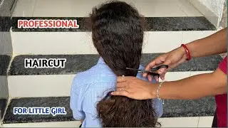 Professional Haircut For School Girl | Haircut Vlog | How To Cut Curly Hair | VM BEAUTY PARLOUR