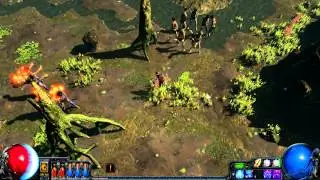 Path of Exile Content Update 1.3.0 Wand Skill Preview Video