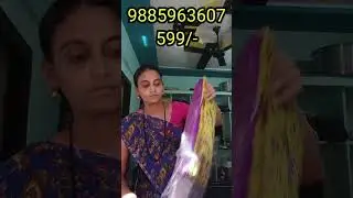Kalamkari Model sarees single uniform colour 599/- free shipping